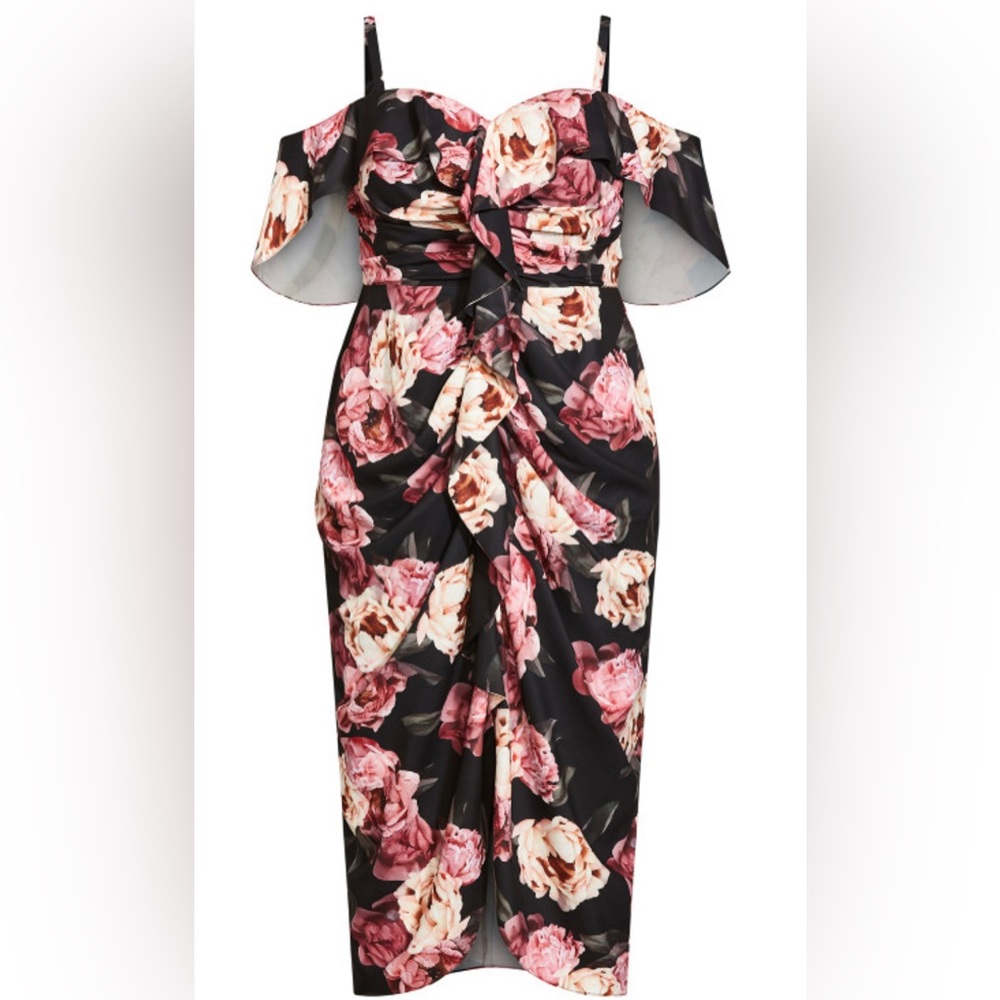 City chic Va Va Voom  Charlotte floral dress size 18W